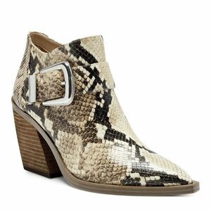 Vince Camuto Gidgey Snake Print Ankle Boots